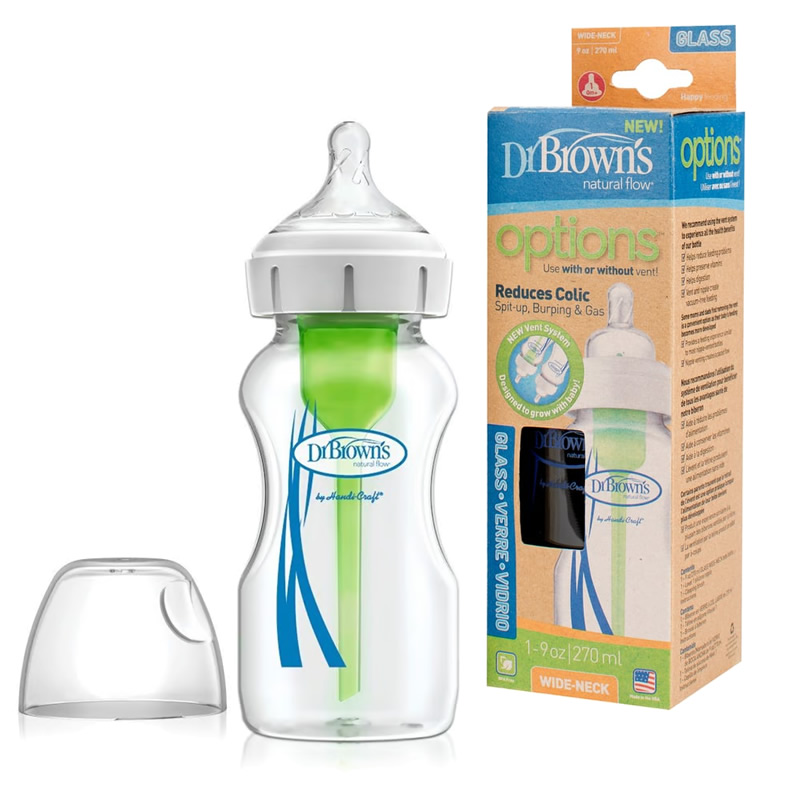 شیشه شیر پیرکس  تپل آپشن پلاس دکتر براون Dr Brown’s