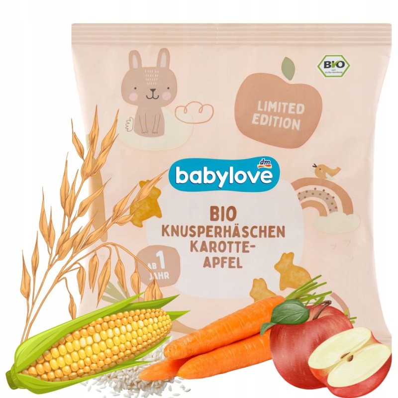بیسکوییت طرح دار اورگانیک بیبی لاو Baby Love