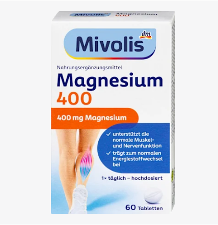 قرص منیزیم 400 میوولیوس Mivolis