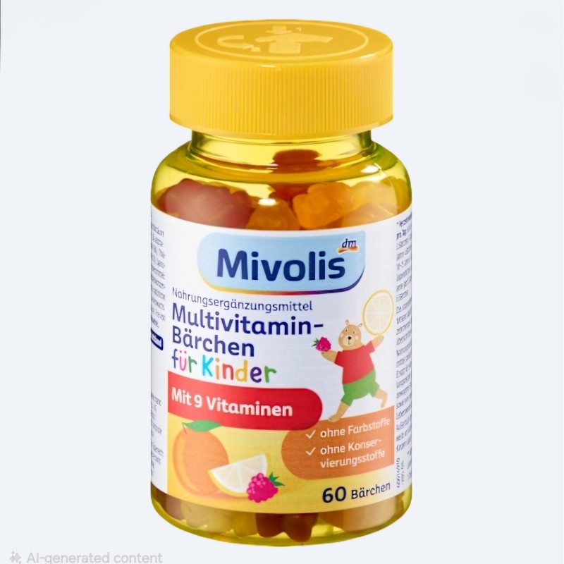 پاستیل مولتی‌ ویتامین کودک میولیس Mivolis