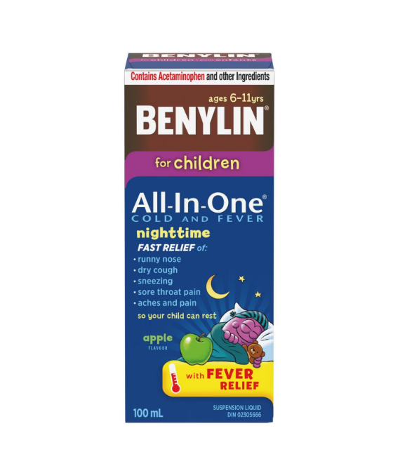 شربت سرماخوردگی چند منظوره BENYLIN مناسب شب