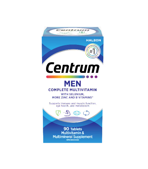 قرص مولتی‌ ویتامین Centrum مناسب آقایان