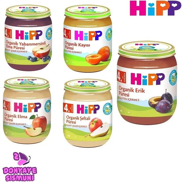پوره ارگانیک 125 گرمی +4 هیپ ترکیه Hipp