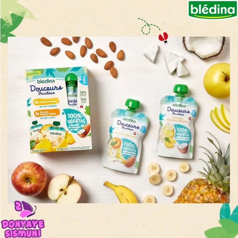 پوره‌های میوه ساندیسی برند بلدین BLEDINE