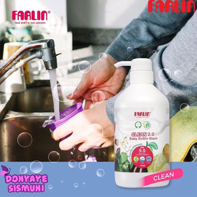 مایع‌های شوینده و استریل کننده برند فارلین FARLIN