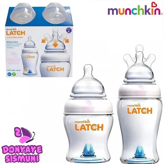 شیشه‌ شیرهای برند آمریکایی مانچکین MUNCHKIN