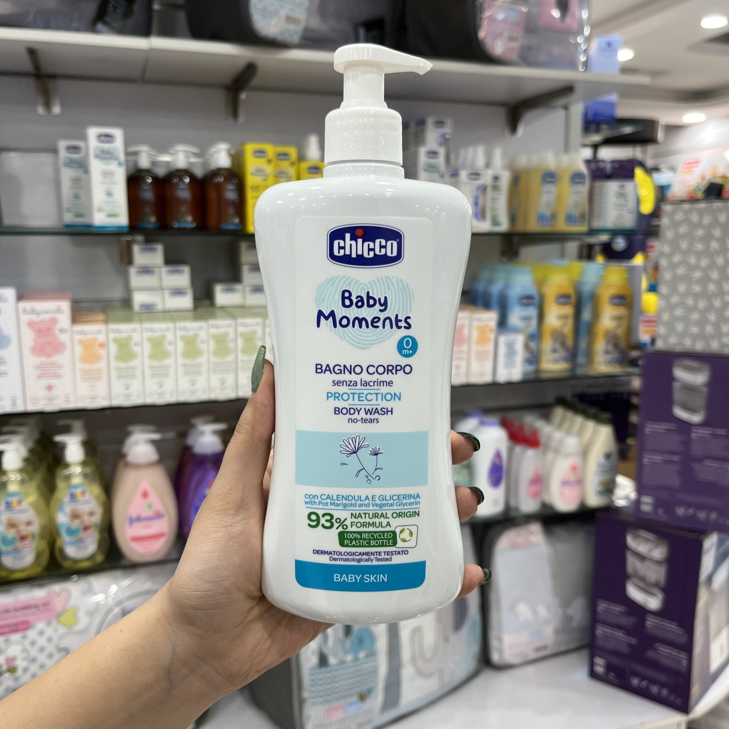 شامپو بدن بچه گل همیشه بهار 500 میل چیکو Chicco