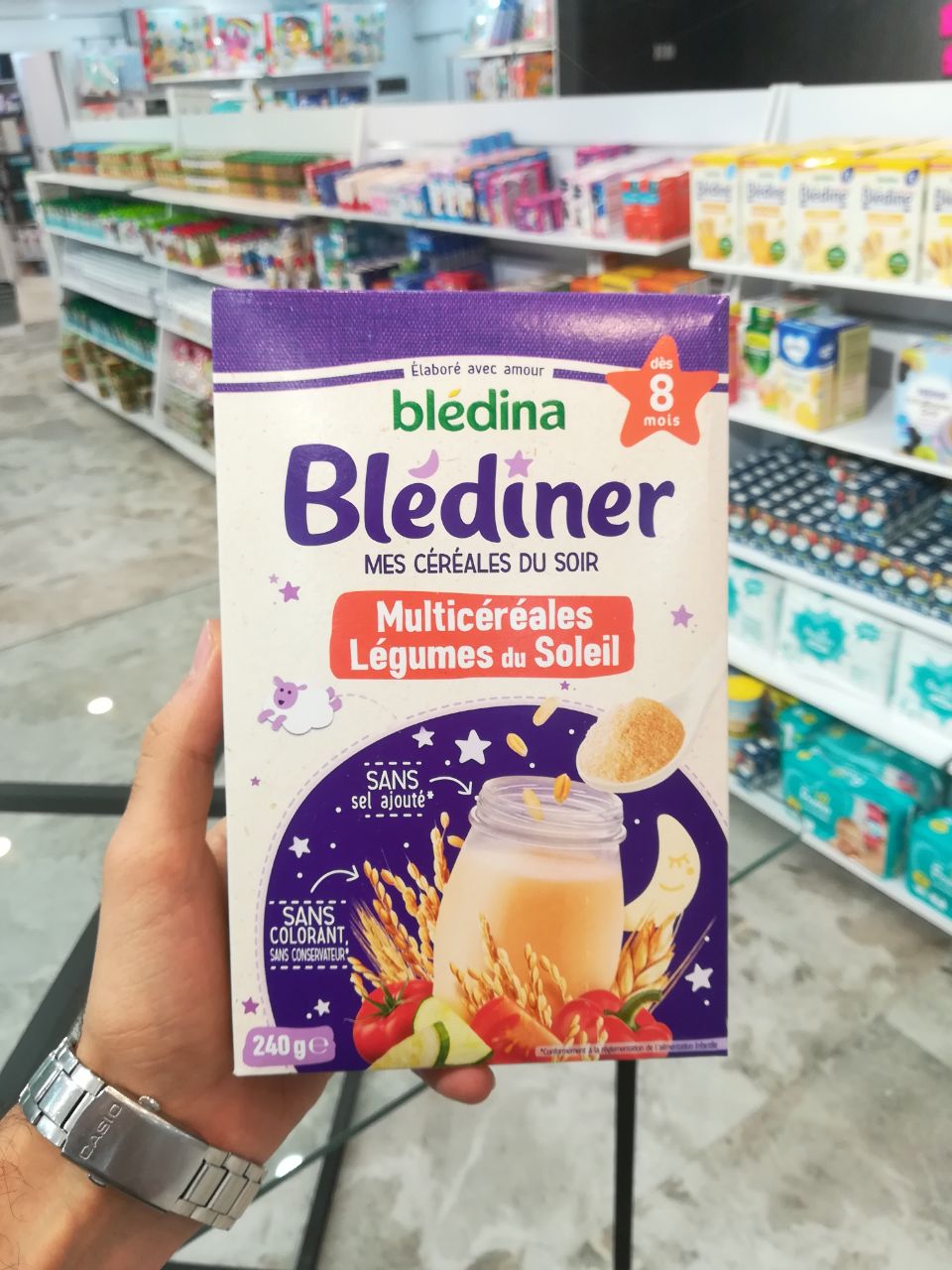 سرلاک شب بلدین Bledina تاریخ نزدیک