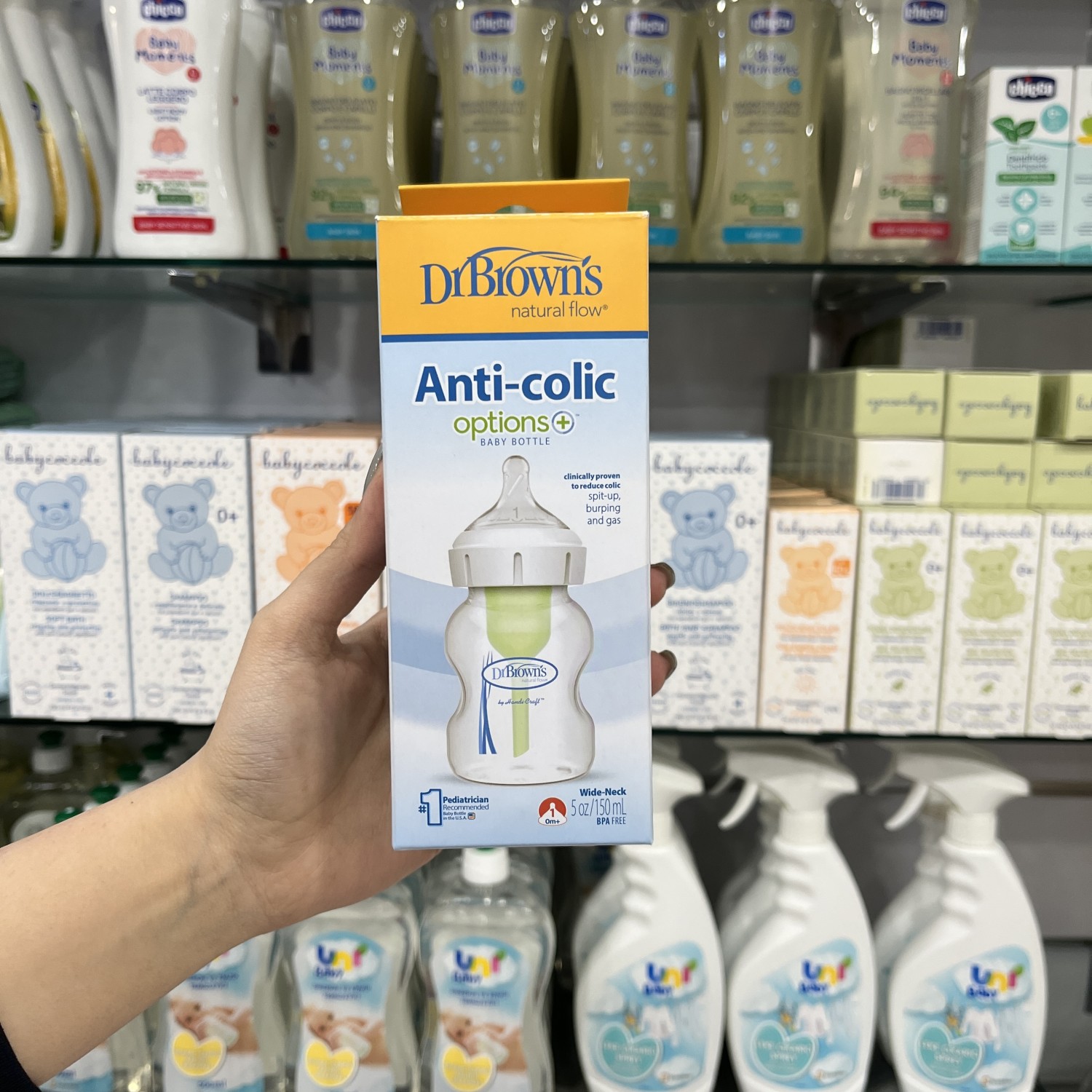 شیشه شیر طلقی تپل آپشن پلاس سری جدید دکتر براون Dr Brown’s