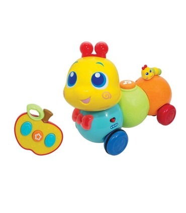 اسباب بازی کنترلی کرم ابریشم موزیکال و چراغدار وین فان WINFUN