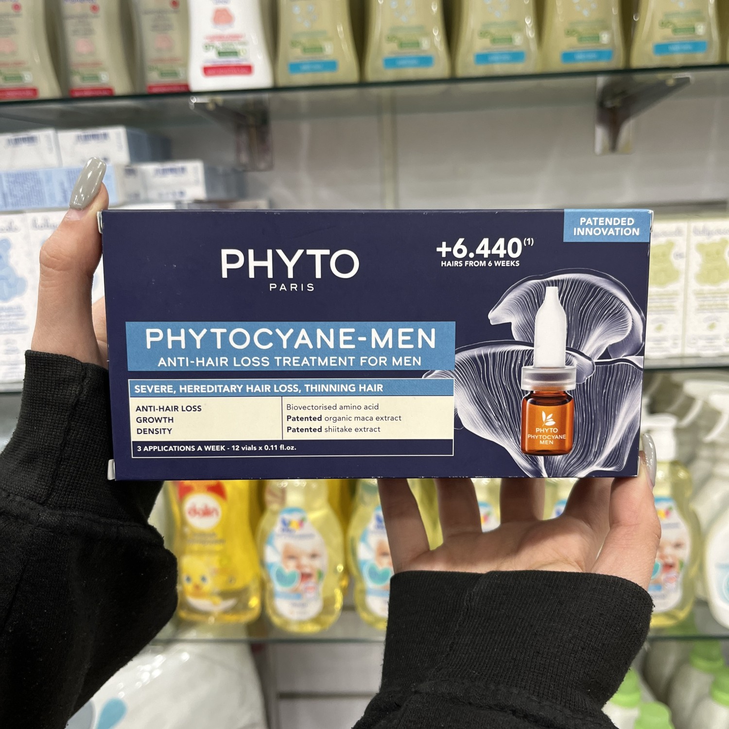 سرم ضد ریزش مو فیتوسیان PHYTOCYANE فیتو Phyto مخصوص آقایان