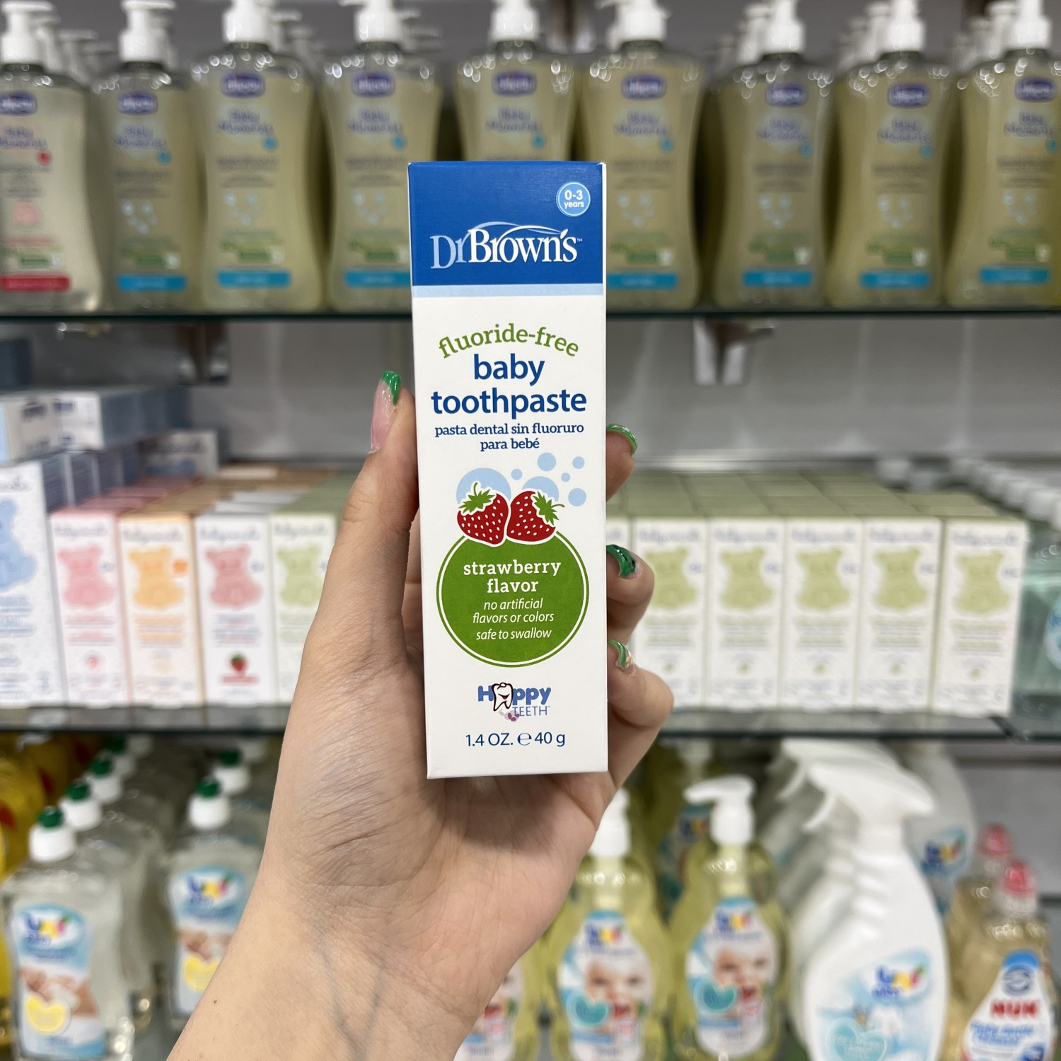 خمیر دندان بدون فلوراید دکتر براون  Dr Brown’s