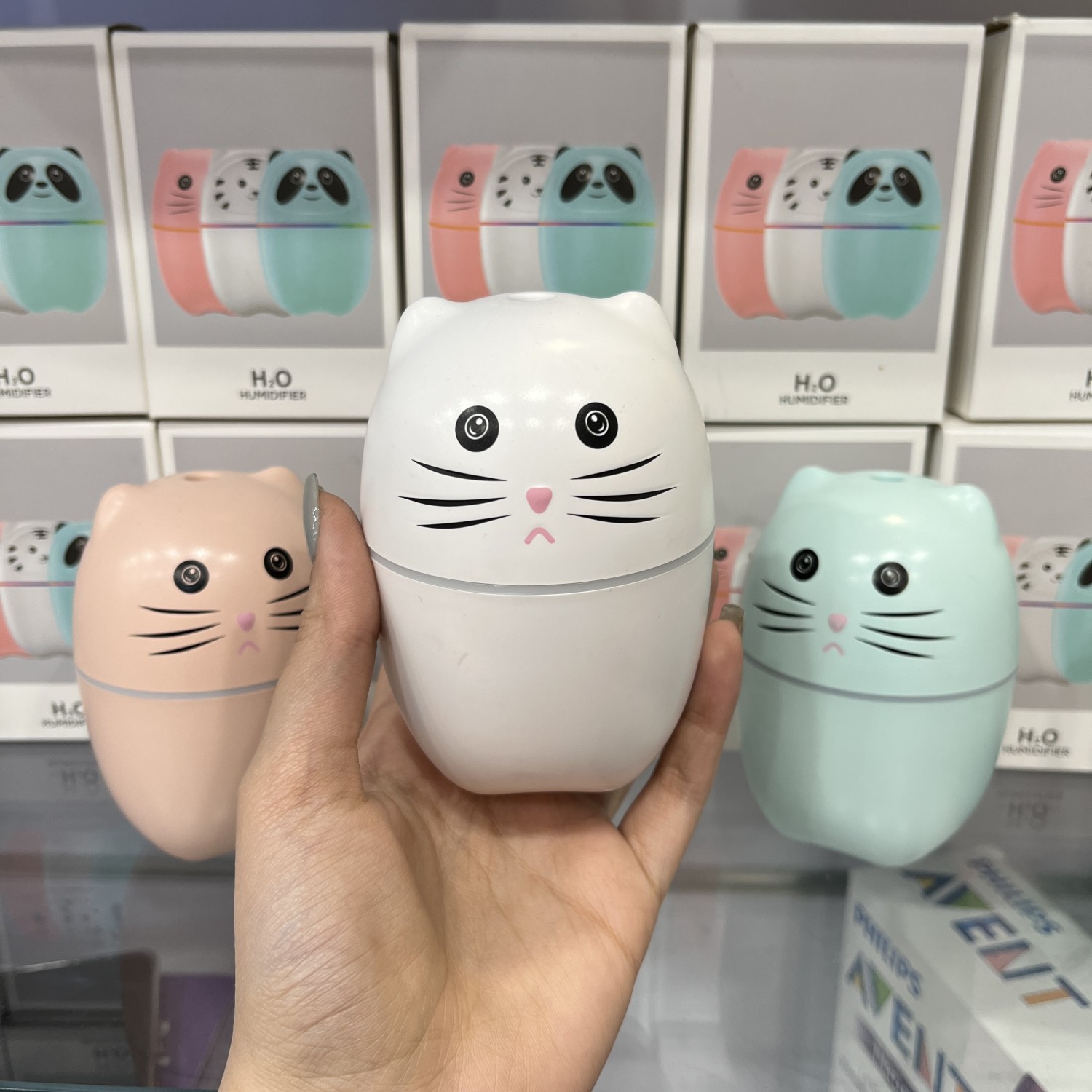 مینی دستگاه بخور سرد طرح گربه