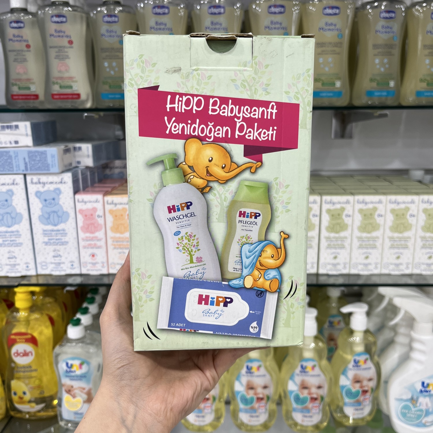 ست بهداشتی نوزاد هیپ مدل Yenidogan Paketi