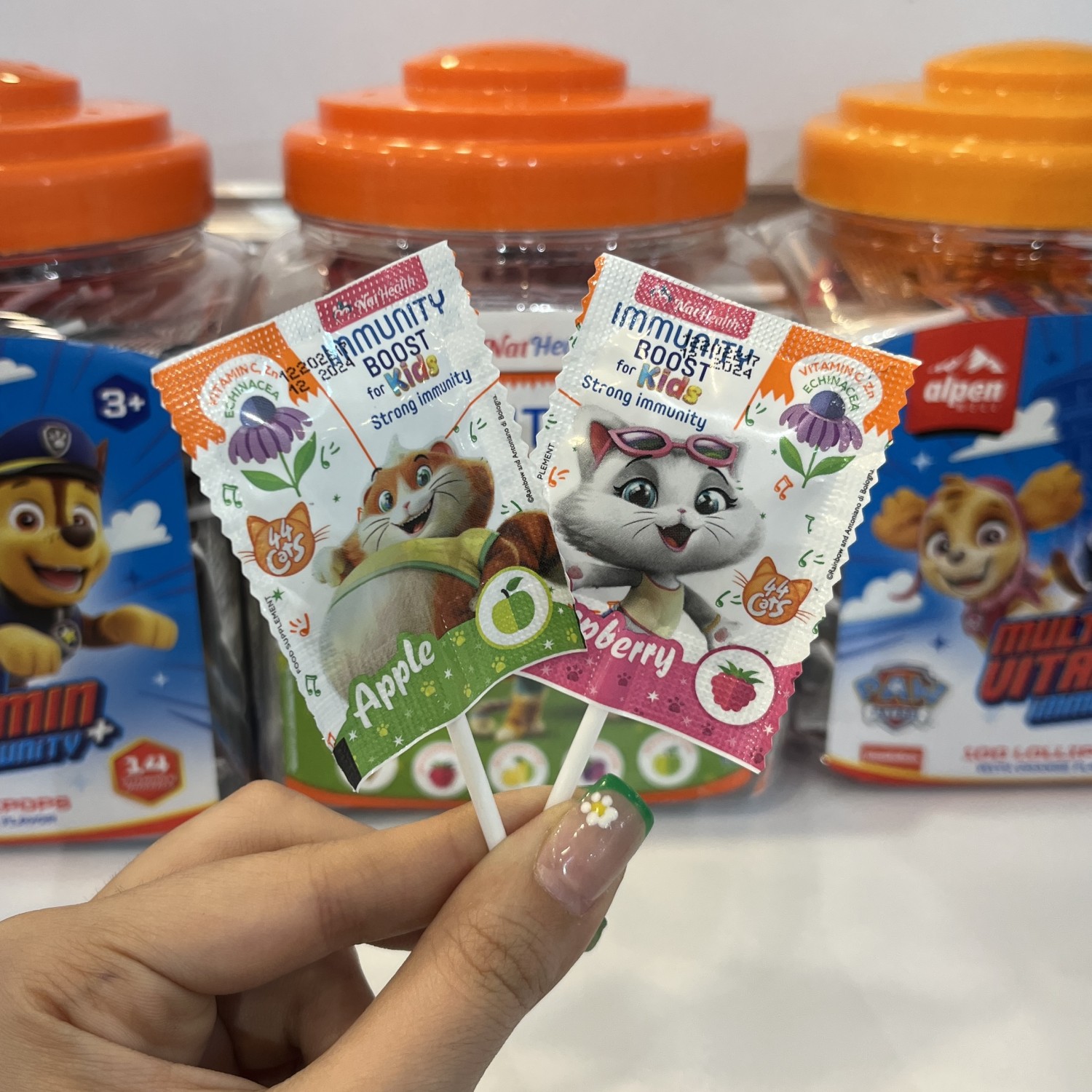 آبنبات تقویت سیستم ایمنی و ویتامین گربه