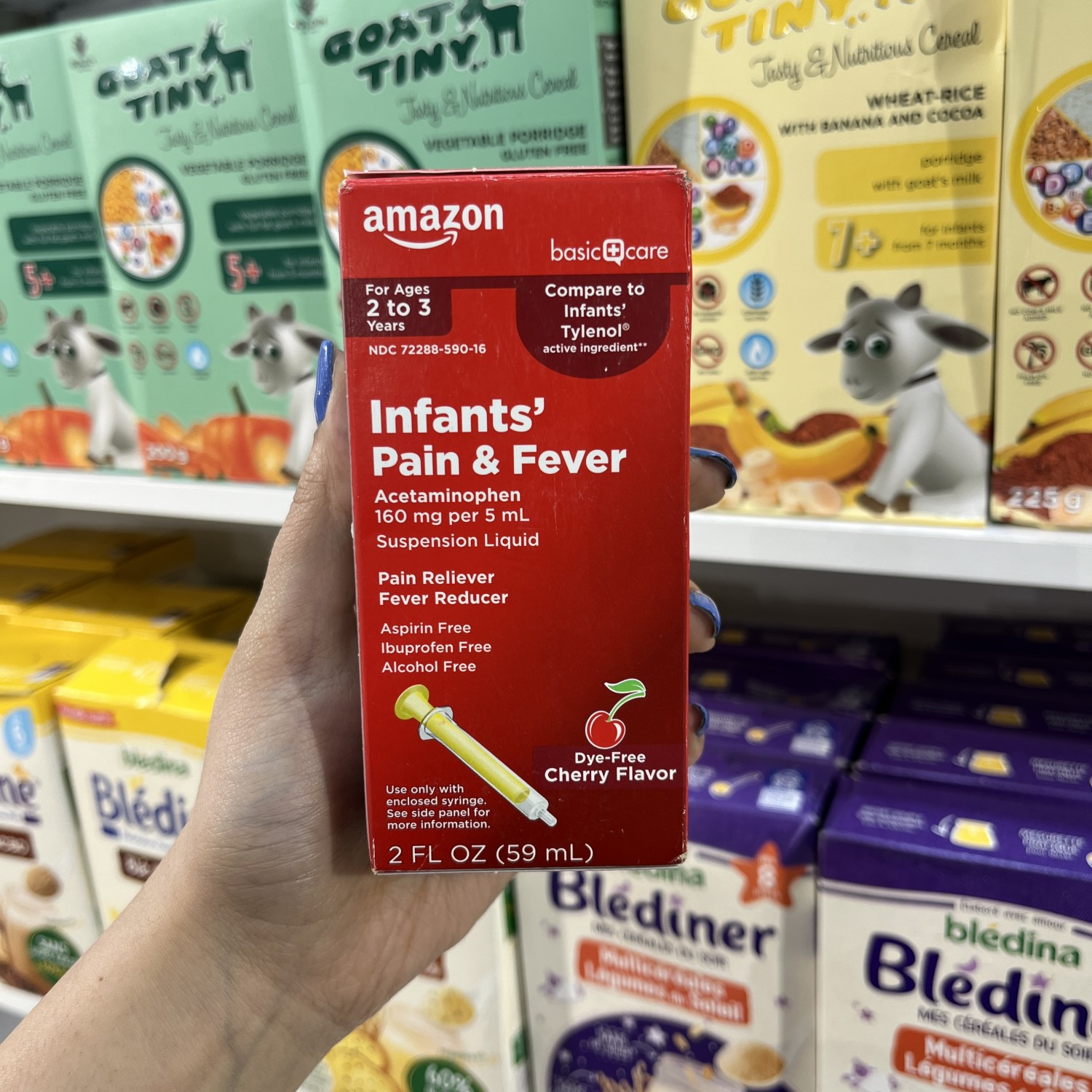 قطره مسکن و تب بر تایلنول Tylenol مناسب برای 2-3 سال