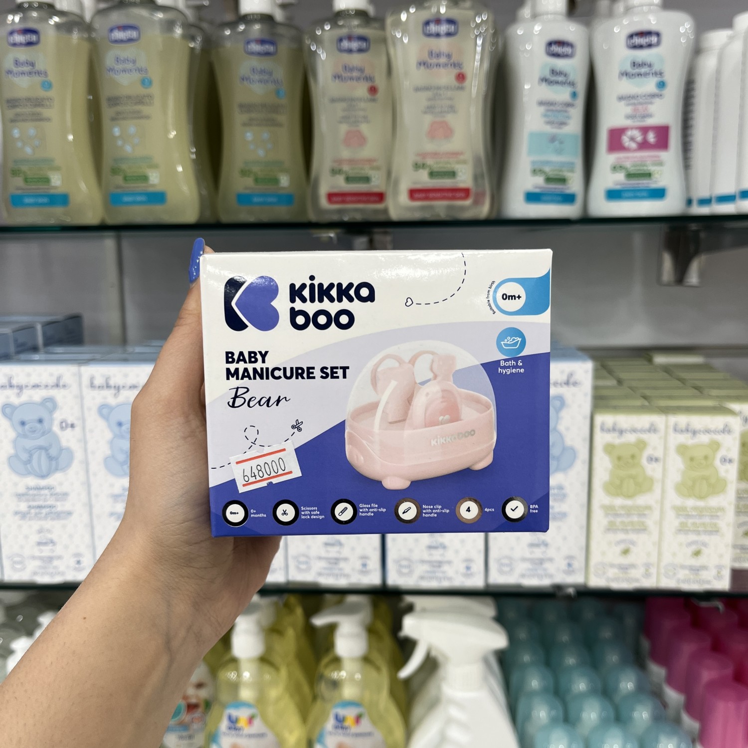 ست  ناخون گیر و مانیکور طرح خرسی کیکابو KIKKA BOO