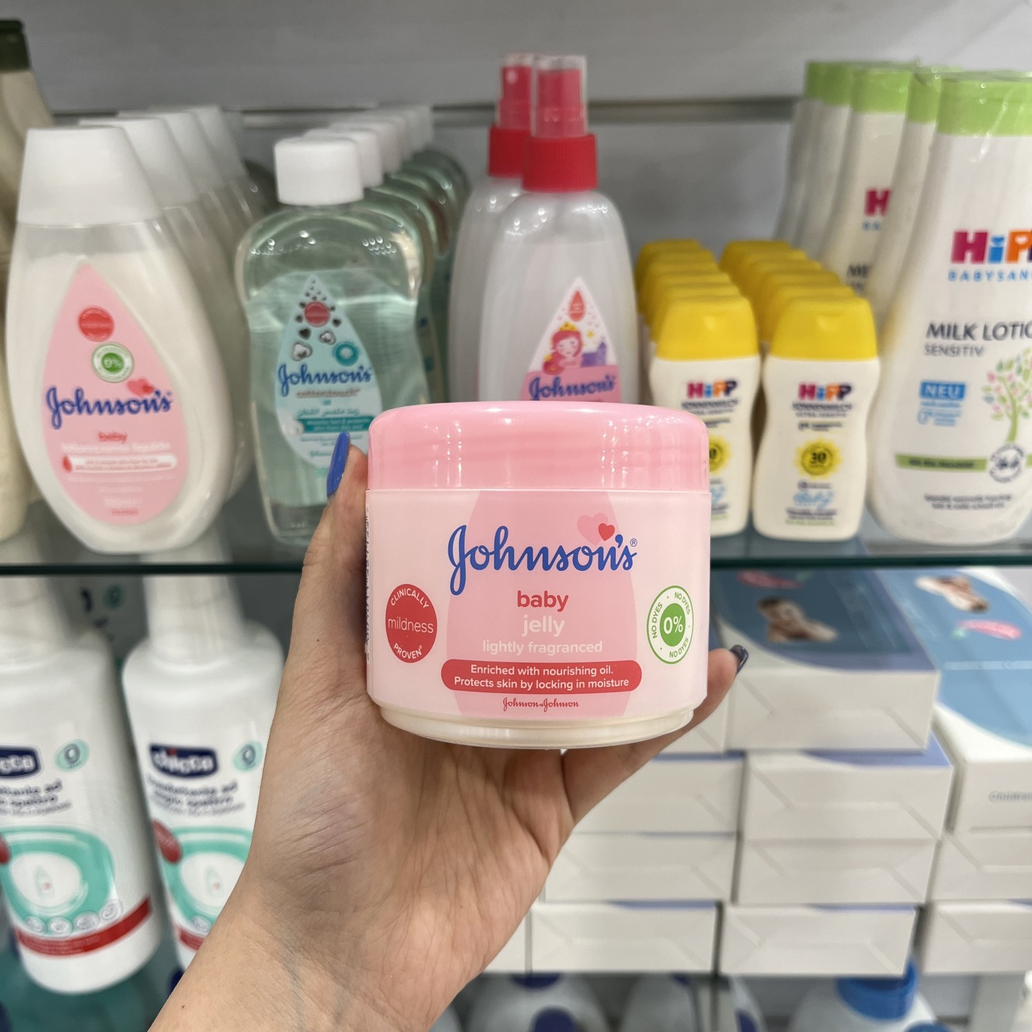 ژل وازلین کودک جانسون مدل jelly