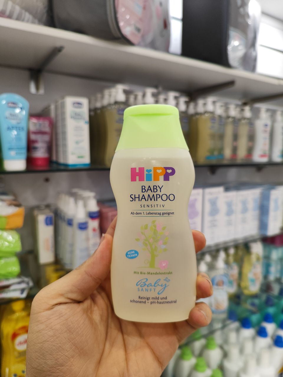 شامپو سر 200 میل هیپ Hipp مدل sensitive