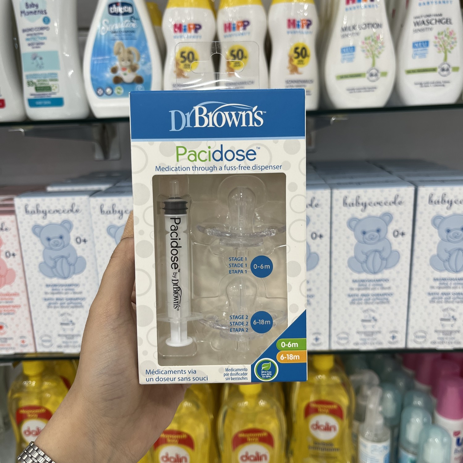 سرنگ داروخوری با سری پستانکی دکتر براون Dr Brown’s