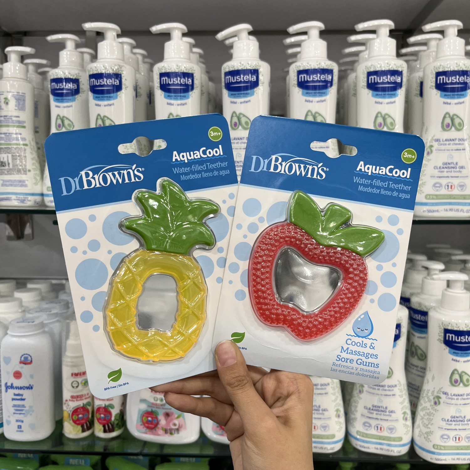 دندانگیر مایع دار مدل Aqua Cool دکتر براون Dr Brown’s