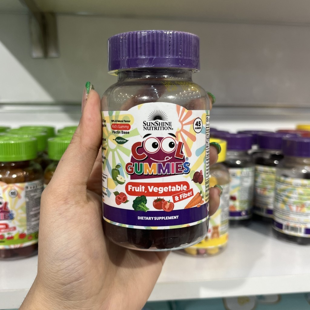 پاستیل‌ فیبر میوه و سبزیجات برند سان شاین Sunshine Nutrition