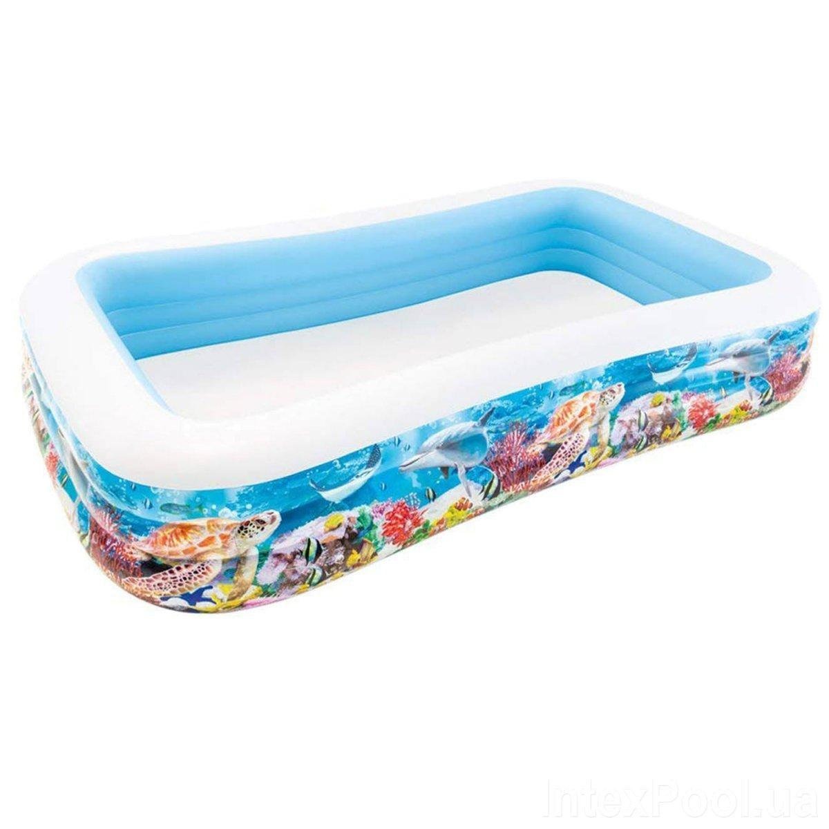 استخر بادی کودک آکواریومی خانگی کد intex 58485