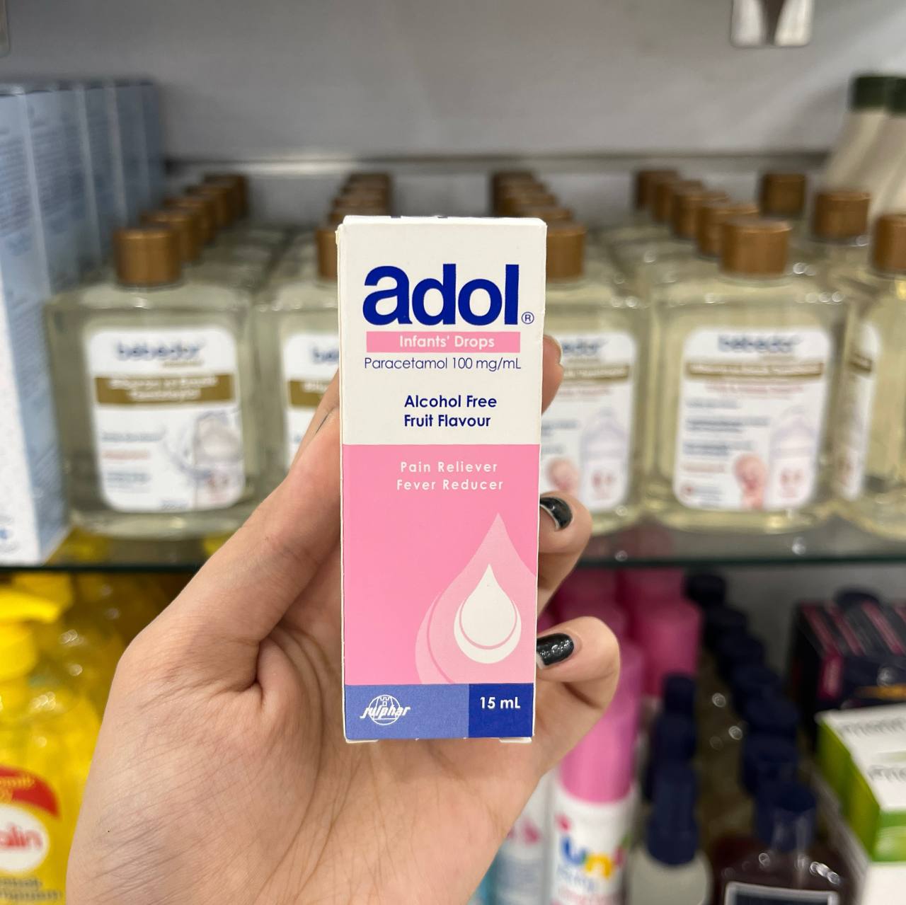 قطره مسکن و تب بر ادول Adol