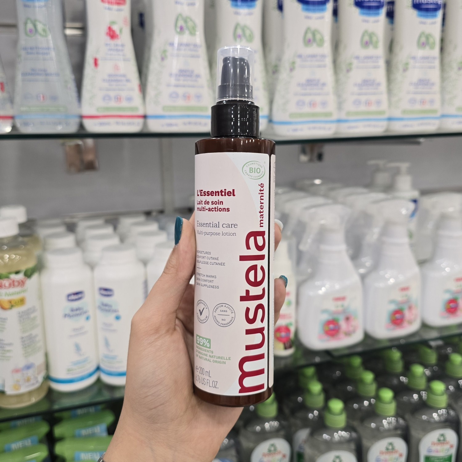 لوسیون چند منظوره ترک بدن ماستلا Mustela Maternité