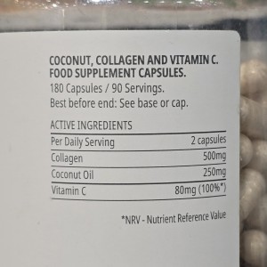 قرص 180 عددی کوکونات کلاژن مای ویتامینز My Vitamins Coconut Collagen