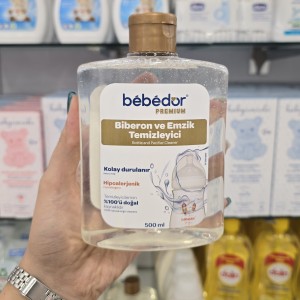 مایع شوینده و استریل شیشه شیر 500 میلی لیتر به به دور Bebedor