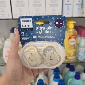 پستانک الترا ایر 2 عددی 18+ ماه اونت Avent
