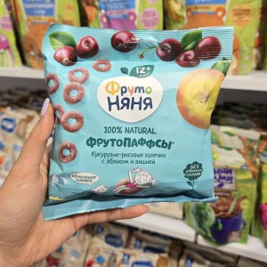 سرلاک اسنکی آماده (پاف) گیلاس نیان Opymo Nyanya