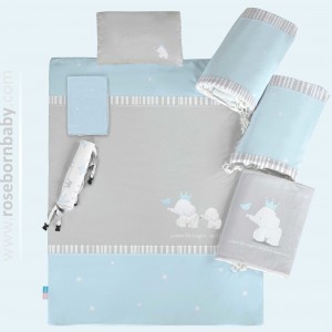 سرویس خواب 7 تکه رز برن Rose born طرح فیل خاکستری