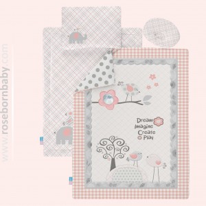 سرویس خواب 4 تکه رز برن Rose born طرح دو جوجه