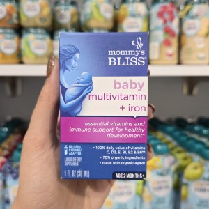 قطره مولتی ویتامین  + آهن برای 2+ ماه مامیز بلس Mommy’s Bliss