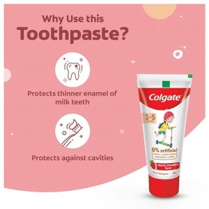 خمیردندان کودکان کلگیت Colgate مناسب برای 3-5 سال