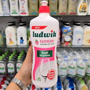 مایع ظرفشویی لودویک Ludwik با رایحه رازبری