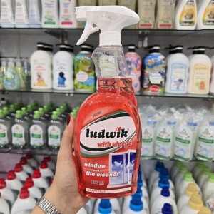 پاک‌ کننده پنجره و کاشی لودویک Ludwik با  سرکه و رایحه گریپ‌ فروت