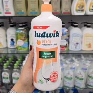 مایع ظرفشویی لودویک Ludwik با رایحه هلو