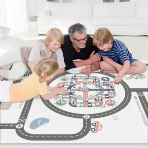 زیرانداز بازی کودک ضد آب و تاشو با طرح منچ