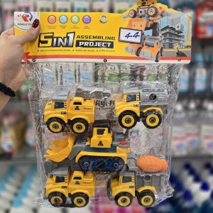 اسباب بازی ربات تبدیل شونده 5 عددی طرح تراکتور