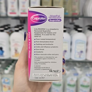 شربت مسکن و تب‌ بر کلپروفن Calprofen بر پایه بروفن