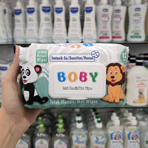 دستمال مرطوب 120 عددی BoBy
