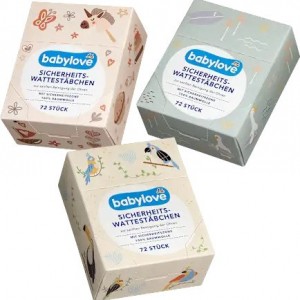 گوش پاک کن 72 عددی بیبی لاو Babylove تولید آلمان