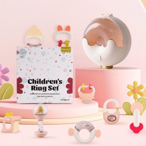 ست جغجغه دندانگیر 6 عددی Beibe