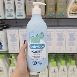 شامپو  سر و بدن بیبی لاو babylove تولید آلمان