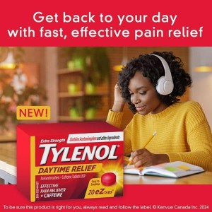 قرص مسکن و تب بر تایلنول Tylenol مناسب روز