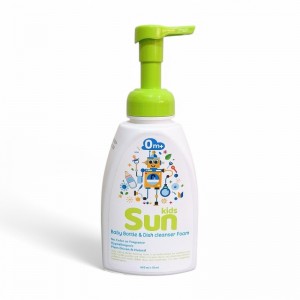 فوم استریل و شوینده شیشه شیر و ظروف 500 میل سان کیدز Sun Kids
