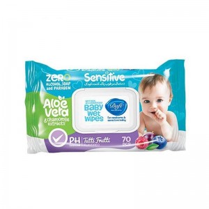 دستمال مرطوب درب دار کودک ضدحساسیت دافی Dafi